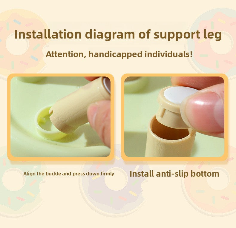 Pipitao 4-Legged Donut Cat Bowl Non-Slip Pet Food Dish Original Boxed Gift for Cats Kitten Feeding Bowl with Elevated Design