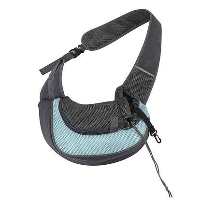 Crossbody Cat Bag Breathable Mesh Pet Shoulder Portable Outings
