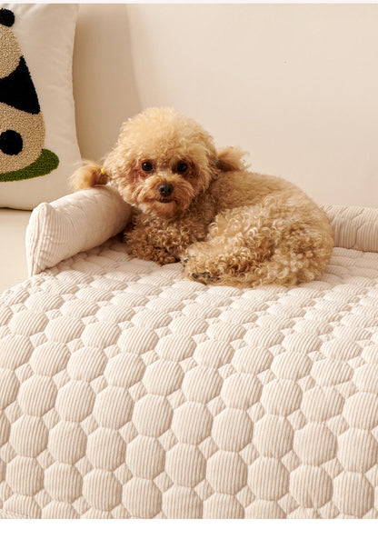 Premium Thickened Pet Sofa Cushion Non-Slip Dog Bed Cat Bed Washable Anti Scratch Furniture Protector for Large Medium Dogs Cats