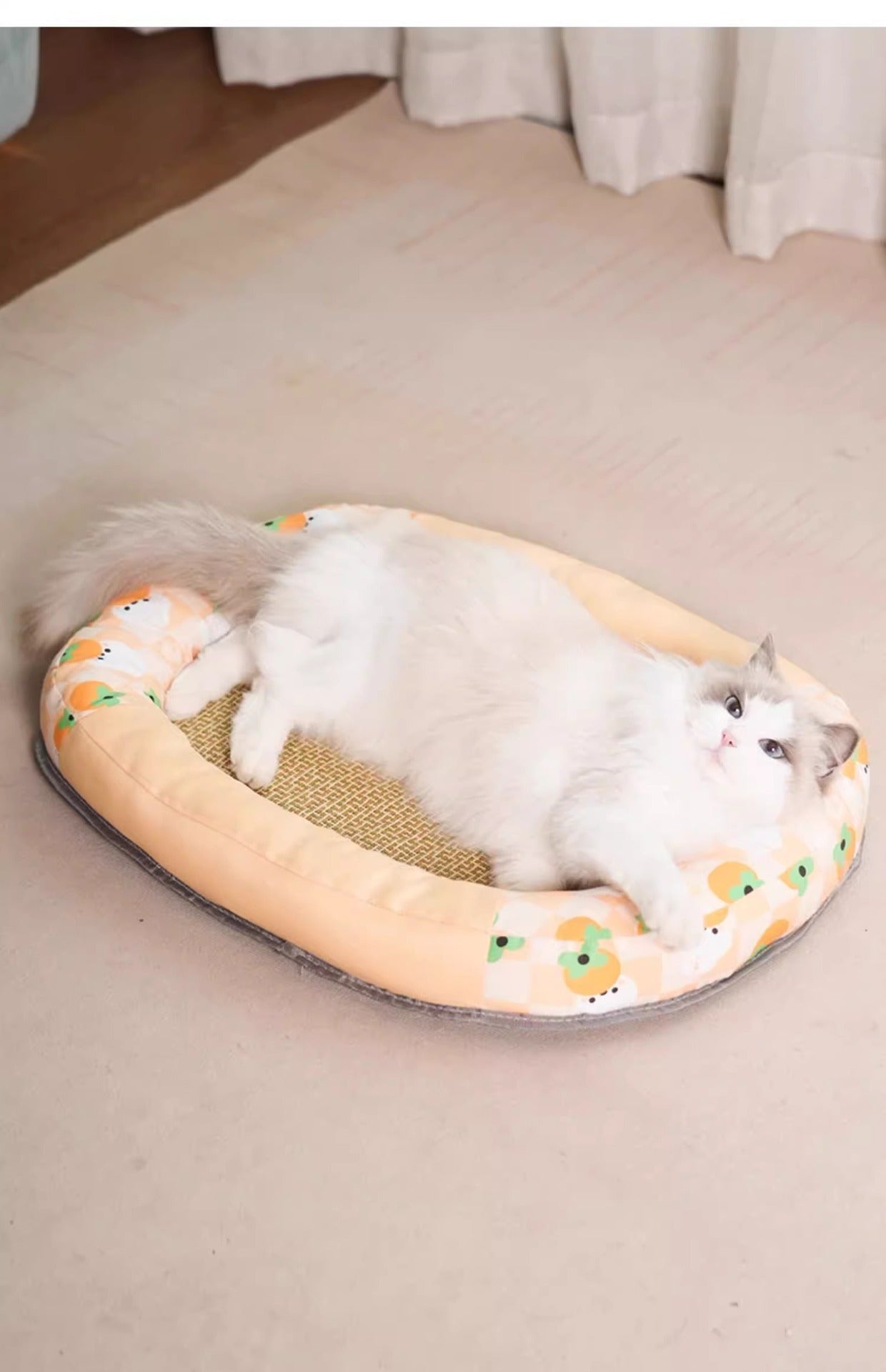 Summer Special Pet Cooling Pad Oval Track Thick Dog Bed Pet Essentials