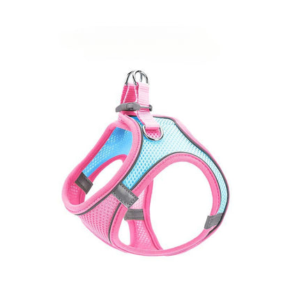 New Pet Vest-Style Pet Harness Reflective Breathable Cat Dog Leash Walking Leash Dropshipping