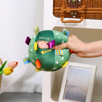 Interactive Squeaky Ball Dog Toy Large Plush Chew Toys for Boredom Relief and Energy Consumption for Golden Retriever Corgi Labrador Medium Large Breed Dogs