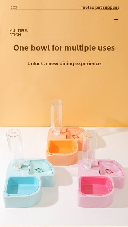 New Cat Food Set: Auto Feeding Bowl Drinking Device & Neck Protection Wholesale