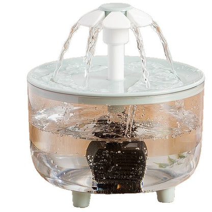 Silent Automatic Cat Water Dispenser Large Capacity Pet Fountain Anti Black Chin Bowl