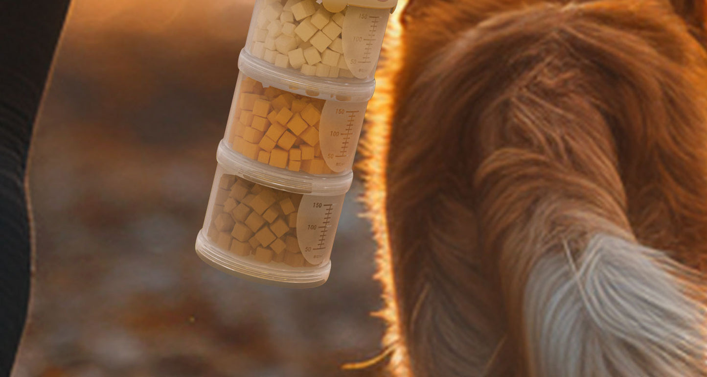 Portable Cat Snack Sealed Box Universal Pet Food Storage Moisture Proof Dispensing Canister