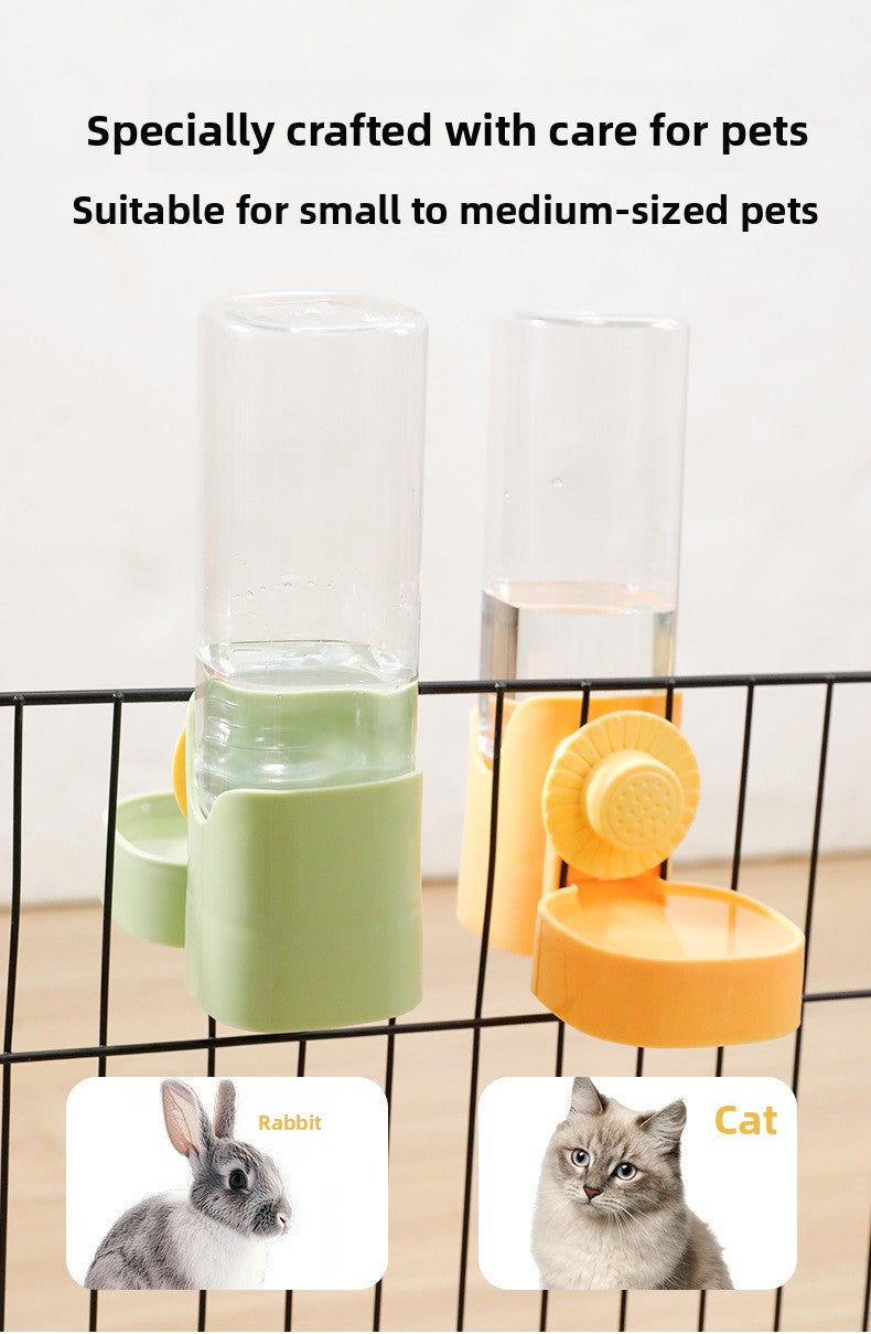 Original Daisy Hanging Cage Automatic Pet Water Dispenser Large Capacity Dog Cat Water Bottle Feeder