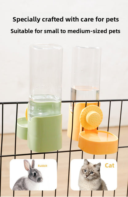 Original Daisy Hanging Cage Automatic Pet Water Dispenser Large Capacity Dog Cat Water Bottle Feeder
