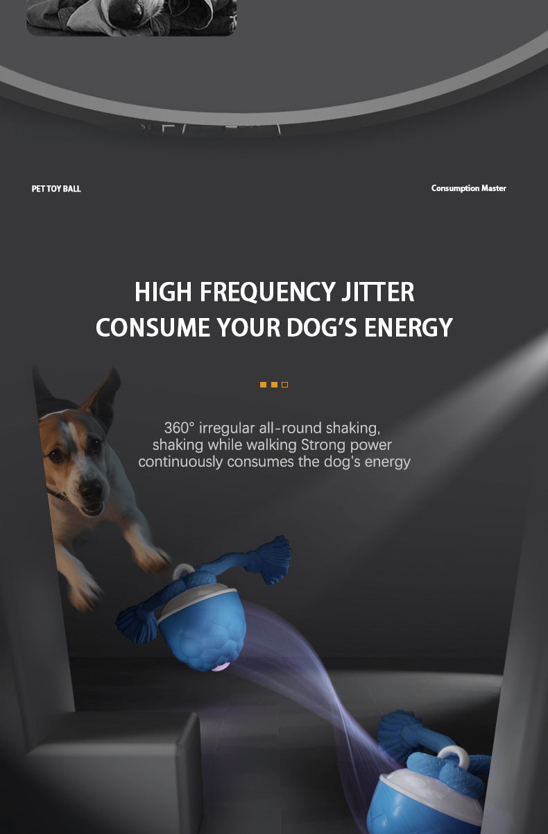 Interactive Self Entertainment Dog Ball Toy with Sound Boredom Relief for Dogs and Cats Fun Pet Supplies for Playtime and Exercise