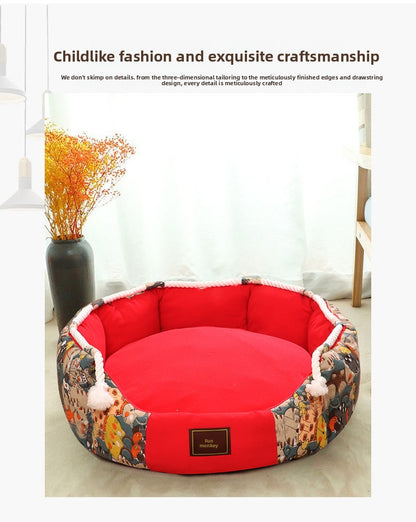 Universal Detachable Washable Pet Bed for Dogs Cats Large Medium Small Summer Cooling Mat