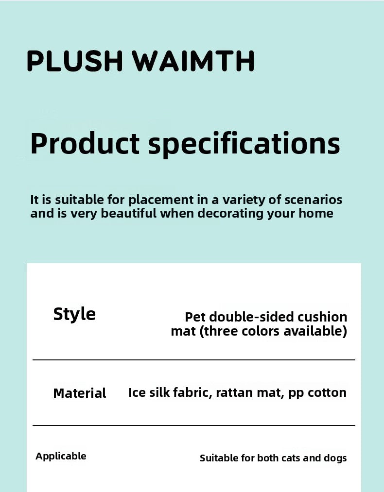 Home Use Pet Cat Dog Summer Cooling Mat Universal Soft Ice Cushion for Neck Safety