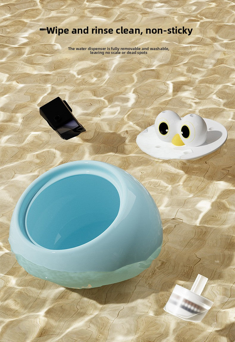 Premium Quiet Ceramic Cat Dog Water Fountain Automatic Circulating Drinker with Filter for Fresh Water