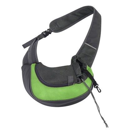 Crossbody Cat Bag Breathable Mesh Pet Shoulder Portable Outings
