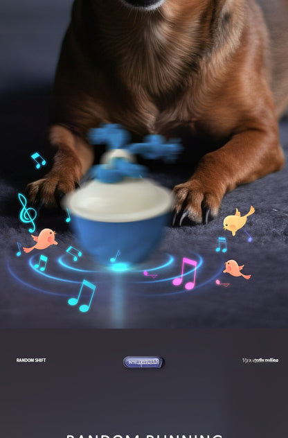 Interactive Self Entertainment Dog Ball Toy with Sound Boredom Relief for Dogs and Cats Fun Pet Supplies for Playtime and Exercise