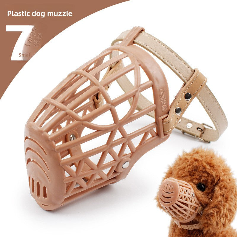 Dog Safety Mesh Mask Soft Plastic Fence Mouth Cover Wholesale