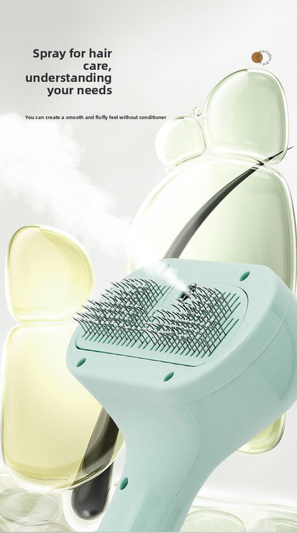 Pet Grooming Spray Comb for Cat Dog Hair Detangling Cleaning