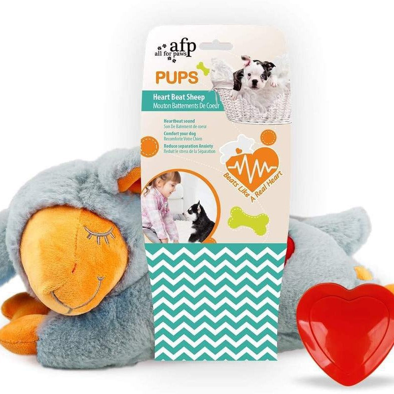 Calming Heartbeat Plush Lamb for Dogs – Anxiety Relief & Interactive Sleep Toy