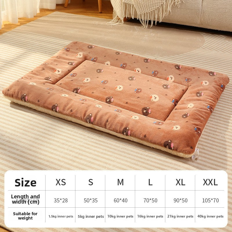 Electric Heating Pad for Cats and Dogs Waterproof Pet Warmer Mat Thermostat Control Ultra Soft Fleece Winter Bed for Puppy Kitten