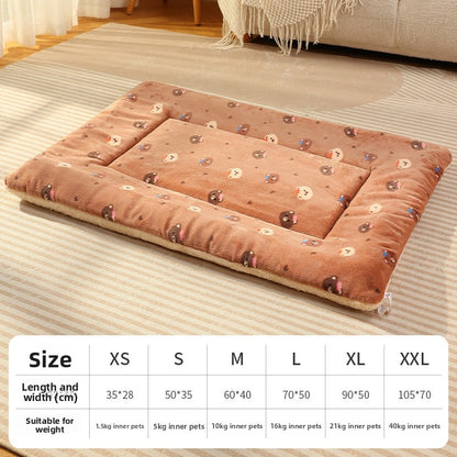 Electric Heating Pad for Cats and Dogs Waterproof Pet Warmer Mat Thermostat Control Ultra Soft Fleece Winter Bed for Puppy Kitten