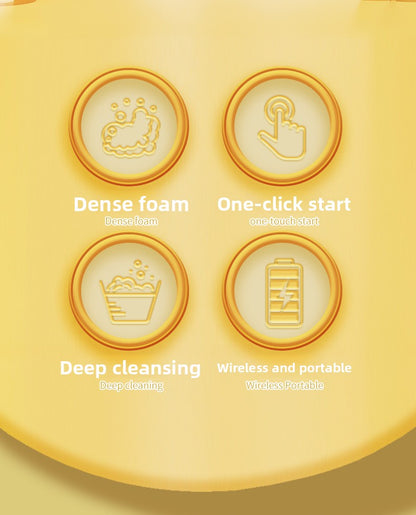 Automatic Pet Bubble Bath Machine One Click Foam Shower Gel Dispenser for Dogs Cats Gentle Cleaning and Fun Bath Time