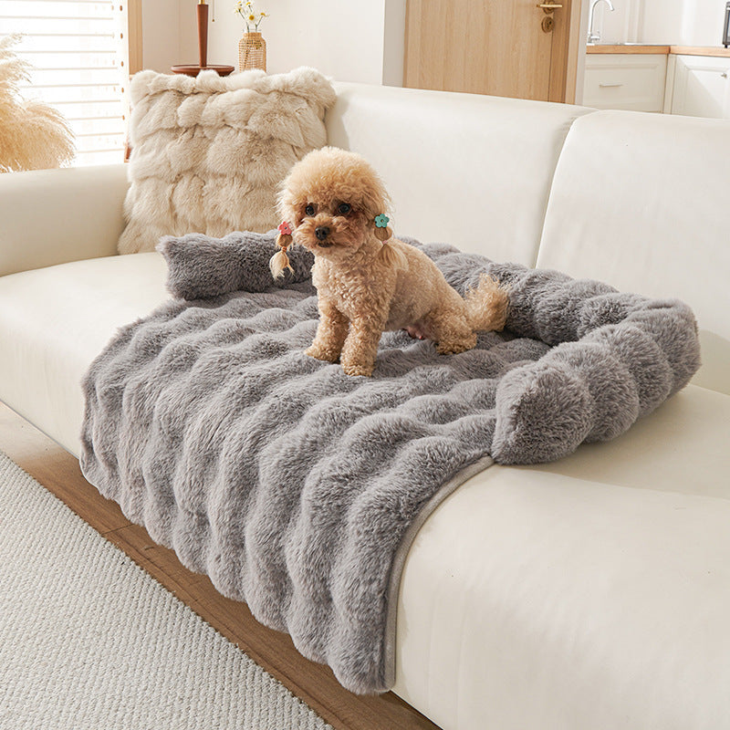 Premium Thickened Pet Sofa Cushion Non-Slip Dog Bed Cat Bed Washable Anti Scratch Furniture Protector for Large Medium Dogs Cats