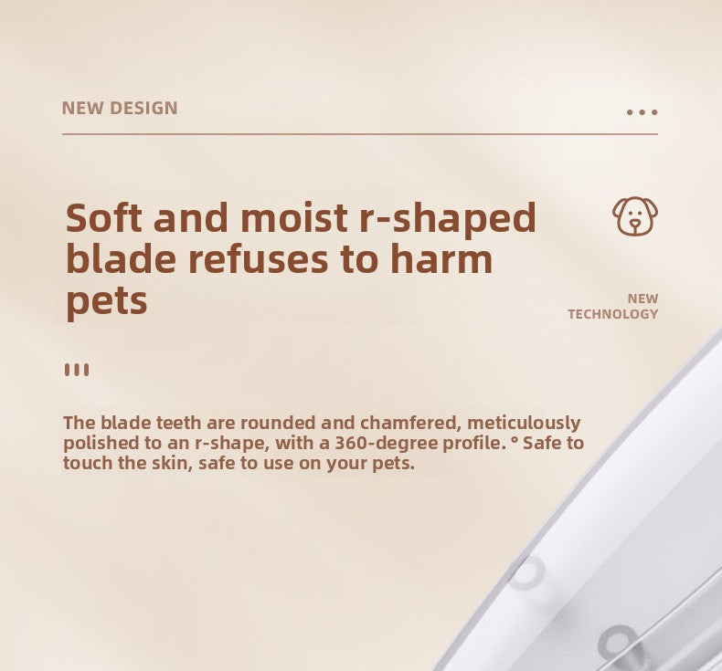 Pet All-in-One Hair Trimmer with Paw Grooming and Suction