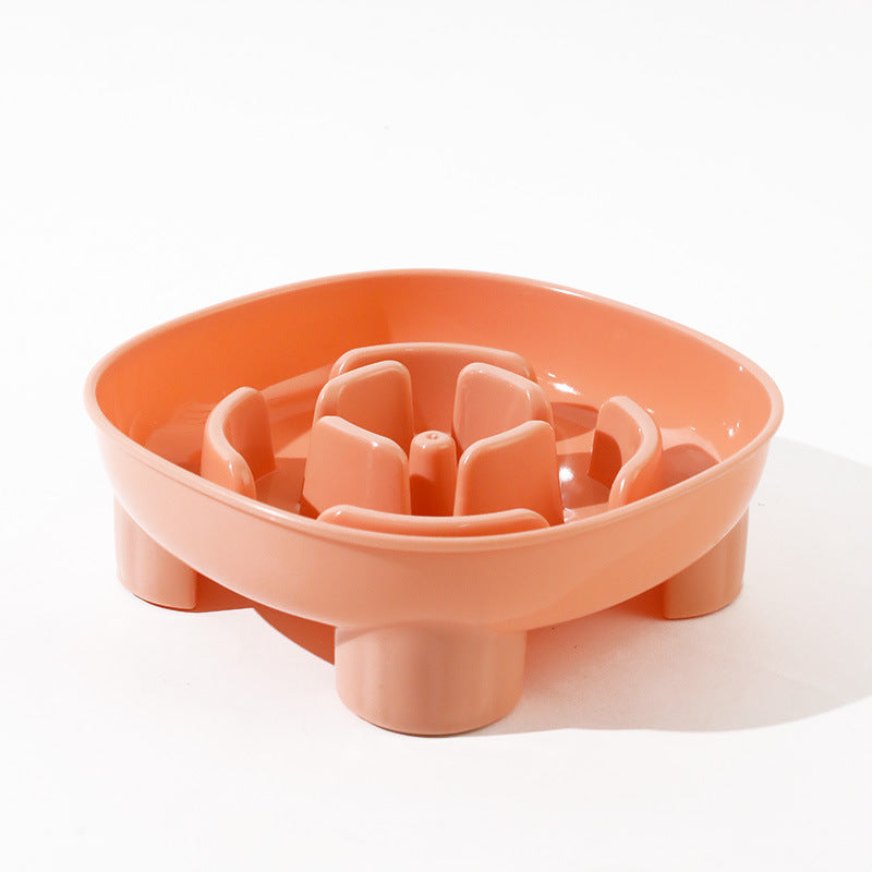 Pet Choking Prevention Flower Small Square Four-Legged Dog Slow Feeder