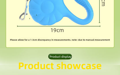 Pumpkin 5M Auto Retractable Explosion Proof Dog Leash for Small Medium Dog Walking