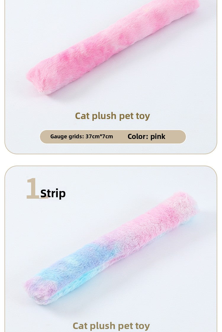 Pet plush cat toy self-amusing teaser wand mint catnip pillow