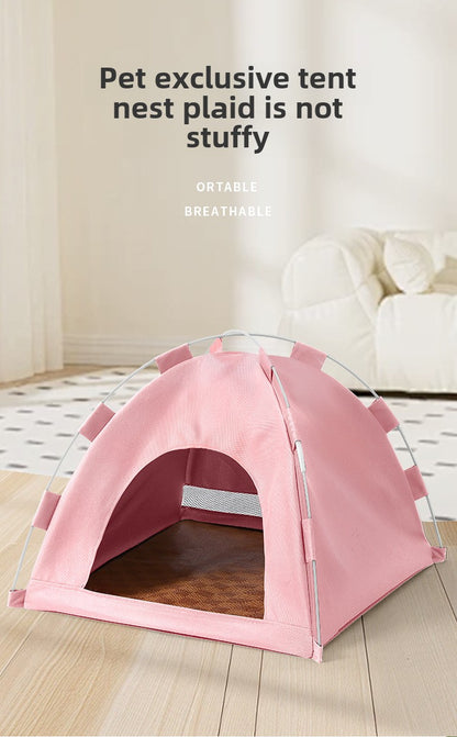 Portable Pet Tent Bed for Outdoor Adventures