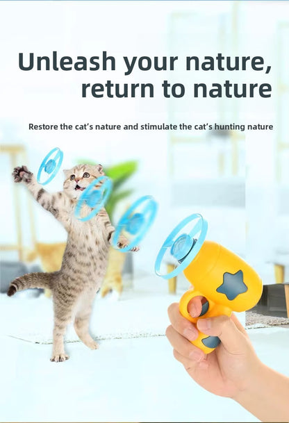 Bamboo Dragonfly Glowing Flying Disc Outdoor Cat Dog Plaything