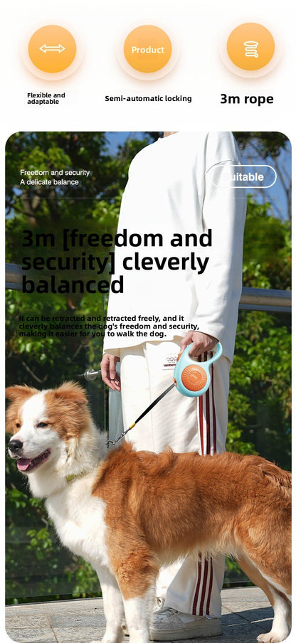 Anti-Escape Automatic Retractable Leash for Dogs Cats Walking Supplies