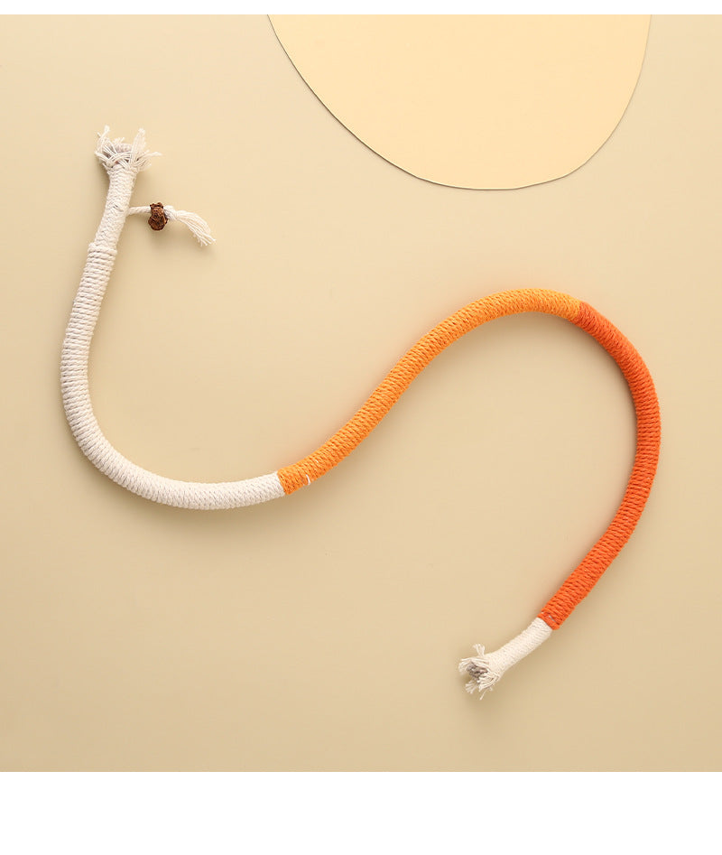 Cat Self-Entertainment Chew Rope Teeth Cleaning Artifact