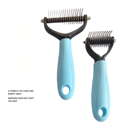 Pet Cat Dog Knot Comb Quick Hair Removal Cleaning Floating Hair Removal Shaving Tool