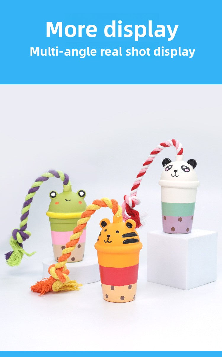 Interactive Dog Toys with Squeaky Sound Chew Durable for Small and Medium Dogs Self Entertainment Toy to Relieve Boredom Exhaust Energy Pet Chew Supplies