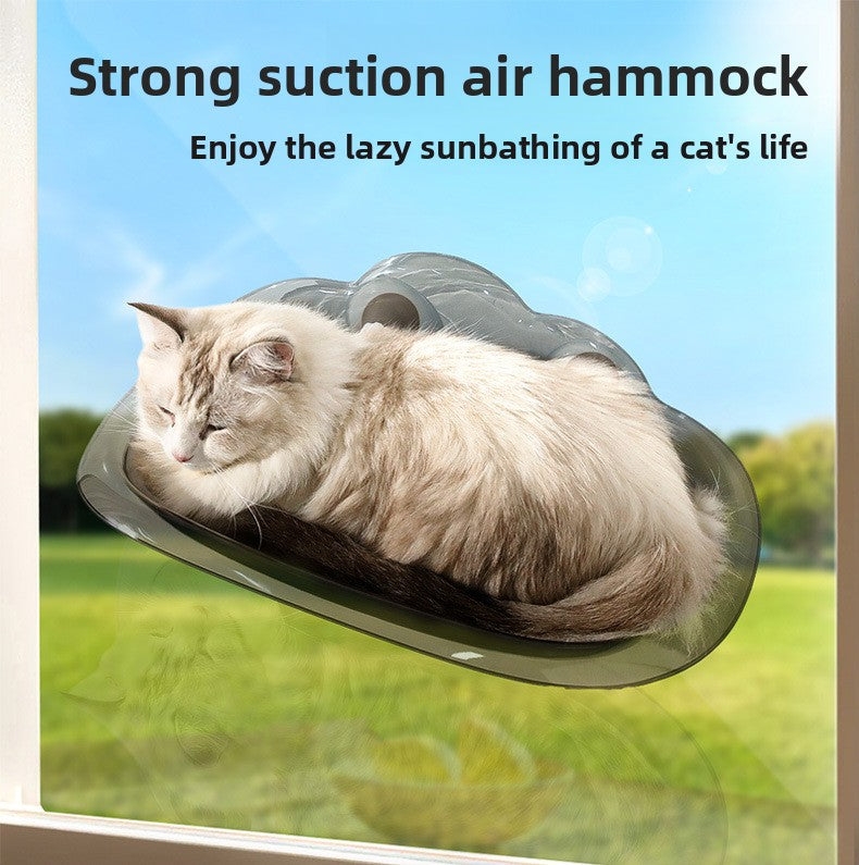 Pet Bubble Suction Cup Hanging Hammock Cat Bed for Window