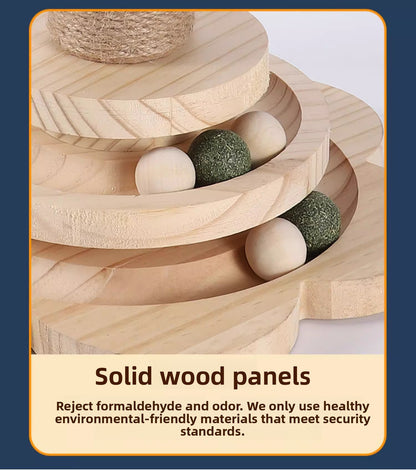 WearResistant Sisal Cat Scratching Post Board Toy for Vertical Climbing Boredom Relief