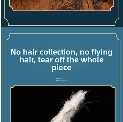 Wooden Pet Shedding Comb for Cats Dogs Removing Loose Hair Grooming Flea