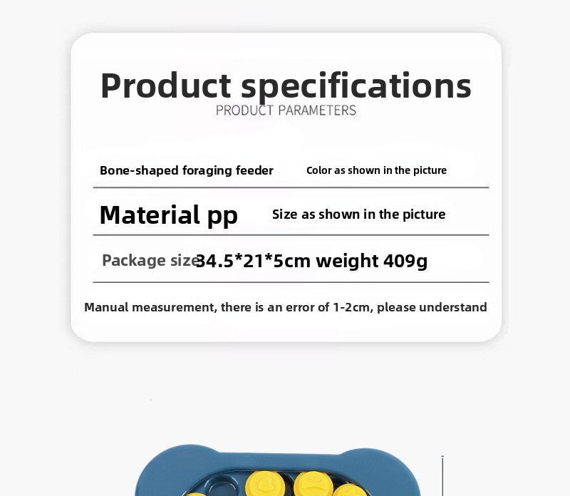 Pet Supplies Bone-Shaped Slow Feeder Intelligence Toy