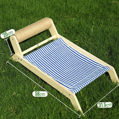 Complete Cat Delight: Frame Bed Roller Scratching Post