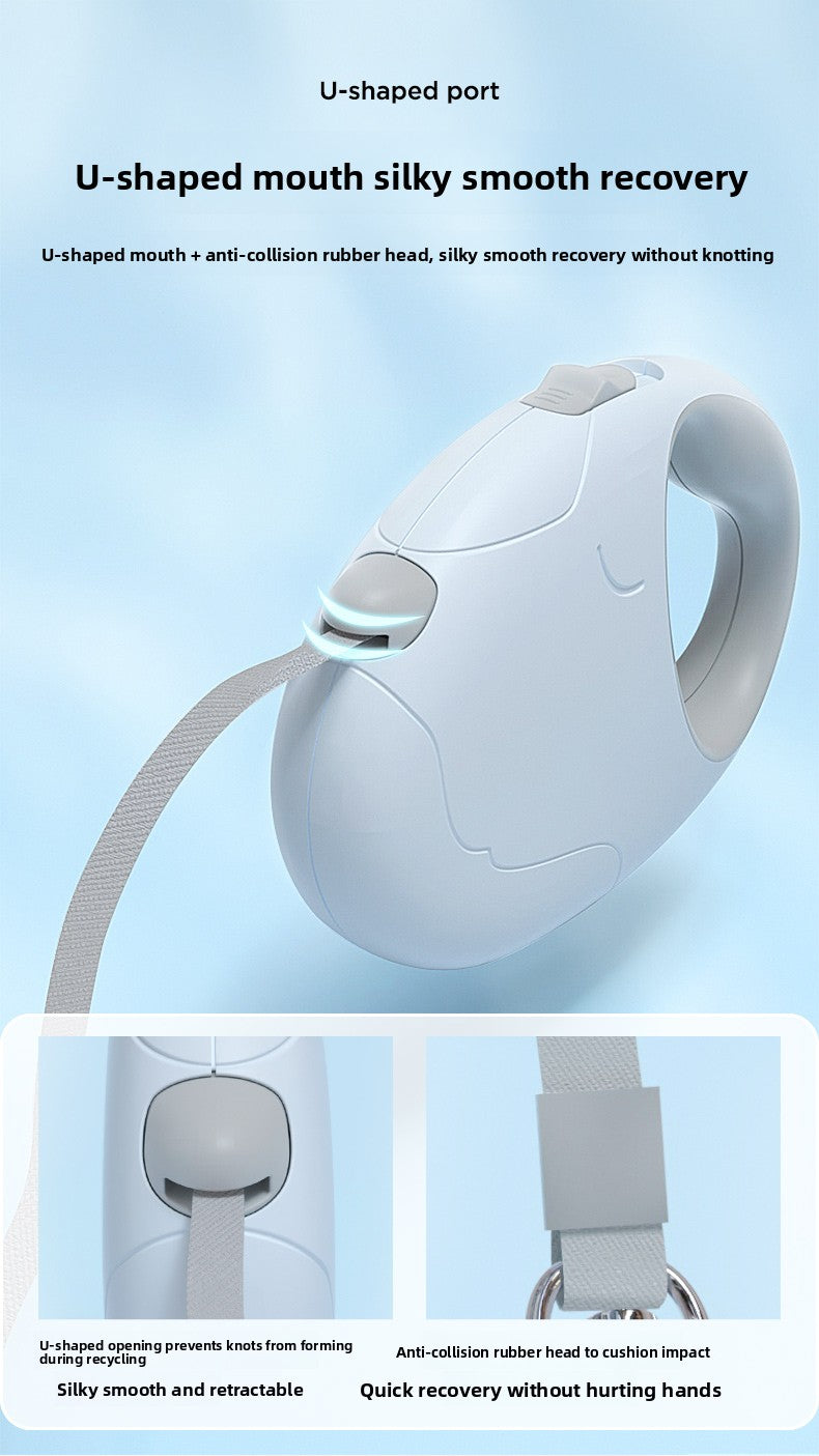 Automatic Retractable Dog Leash Heavy Duty Tangle Free Rope for Small Medium Dogs Walking Puppy Teddy Bichon Poodle Pet