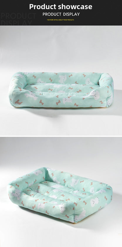 Cooling Ice Silk Pet Nest Mat Summer Sleep Pad for Cats Dogs