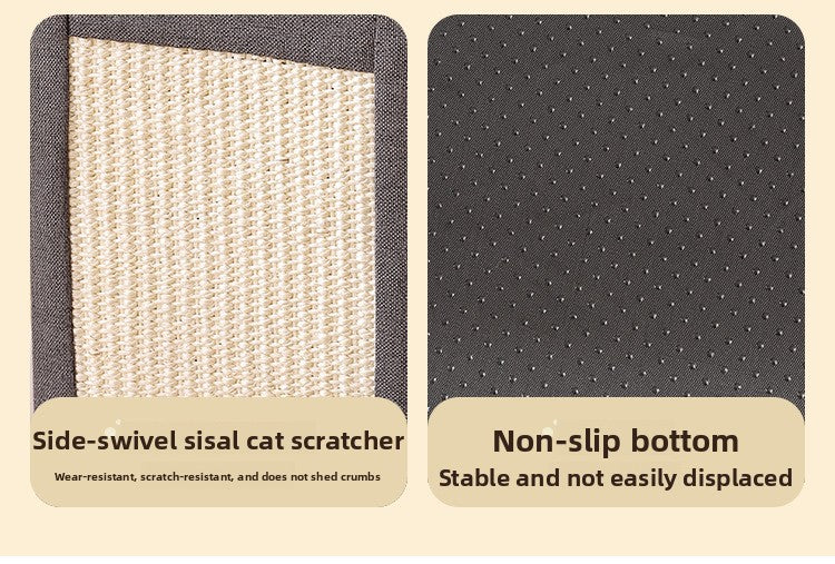 Warm Foldable Cat Villa Storage House Featuring Scratching Board All Year