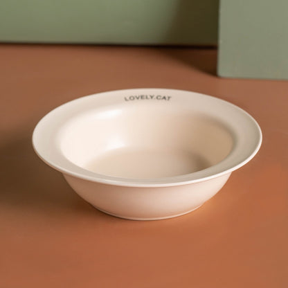 Elevated Dog Bowl with Neck Protection Macaron Series Acrylic Stand Ceramic Cat Food Bowl Non Slip Pet Feeder for Small Medium Dogs Cats