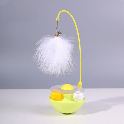 Rotating Ball Kitten Toy Self Fun Durable Cat Teaser Supplies