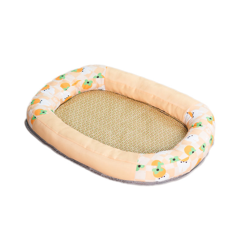 Summer Special Pet Cooling Pad Oval Track Thick Dog Bed Pet Essentials