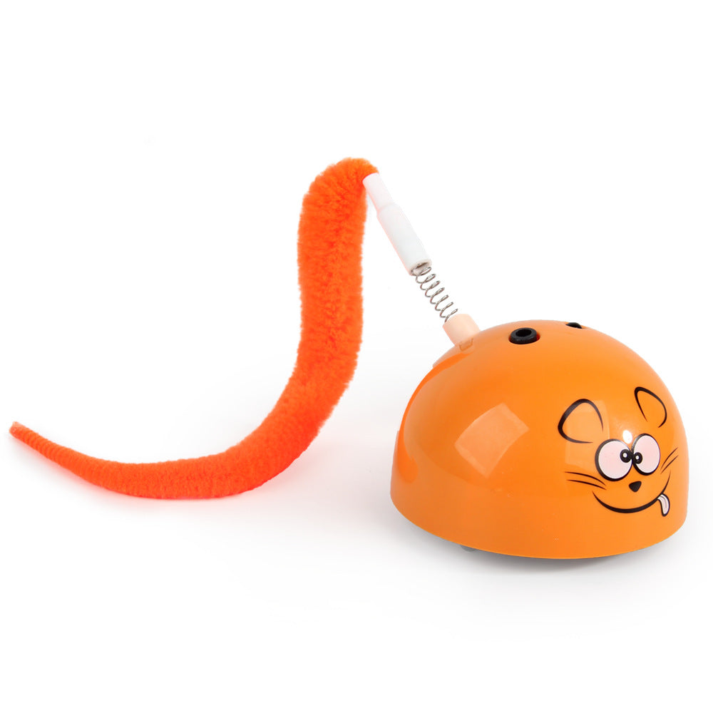Indoor Electric Self-Entertainment Cat Toy with Glowing Moving Mouse