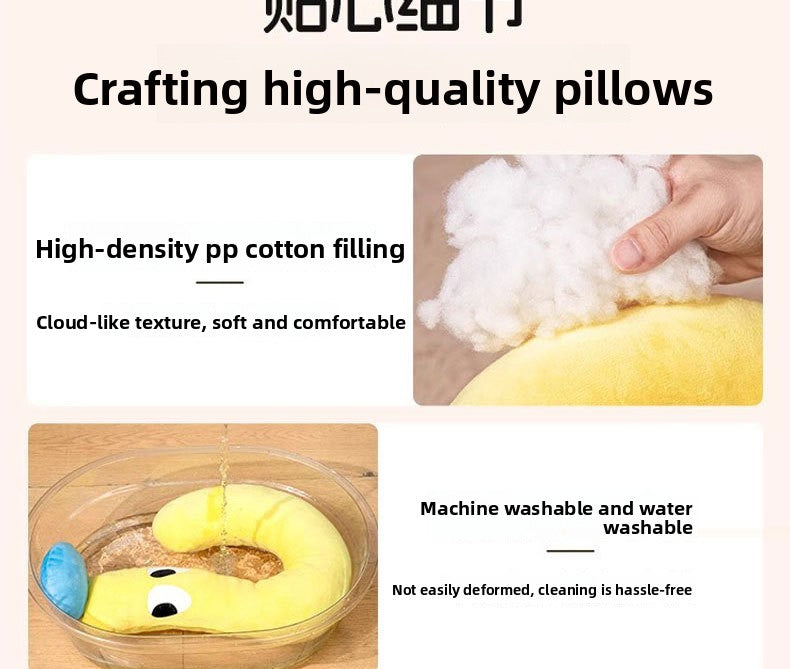 Dog Small Pillow All-Season Toy Pet Mat Neck Protection Pillow Sleeping Cat Special Small Pillow Dog Bed Supplies