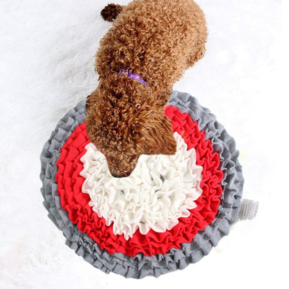 Pet Sniffing Durable Dog Chew Puzzle Treat Mat for Stress Relief Training