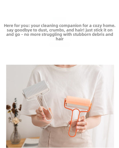 Rouleau anti-peluches pour vêtements et maison, rouleau en papier adhésif déchirable, brosse pour poils d'animaux, rouleau anti-peluches en papier adhésif 