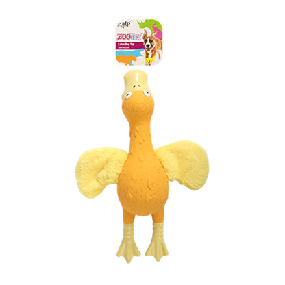 Cartoon French Bulldog Dog Sound Latex Chew Toy for Teeth Cleaning